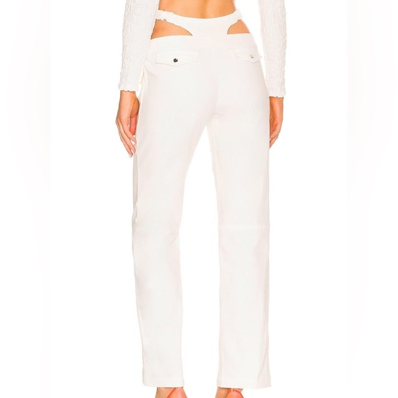 Camila Coelho Zenna Cargo Pants in White - Picture 2 of 7